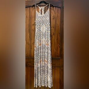 CYNTHIA ROWLEY Kaleidoscope Print Racerback Maxi-dress- women’s large